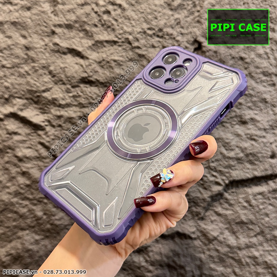 Ốp Lưng iPhone 12 Pro Max - Pom - Tím