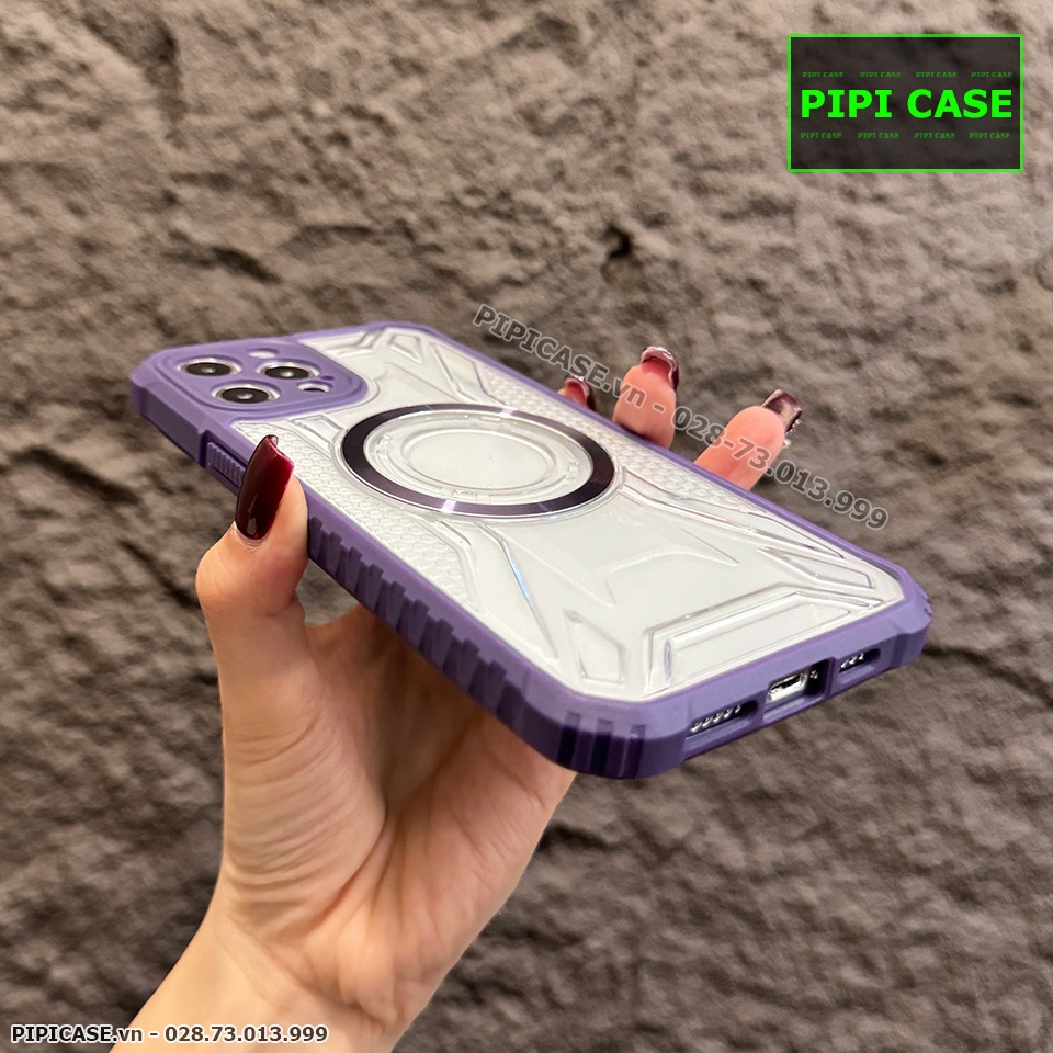 Ốp Lưng iPhone 12 Pro Max - Pom - Tím
