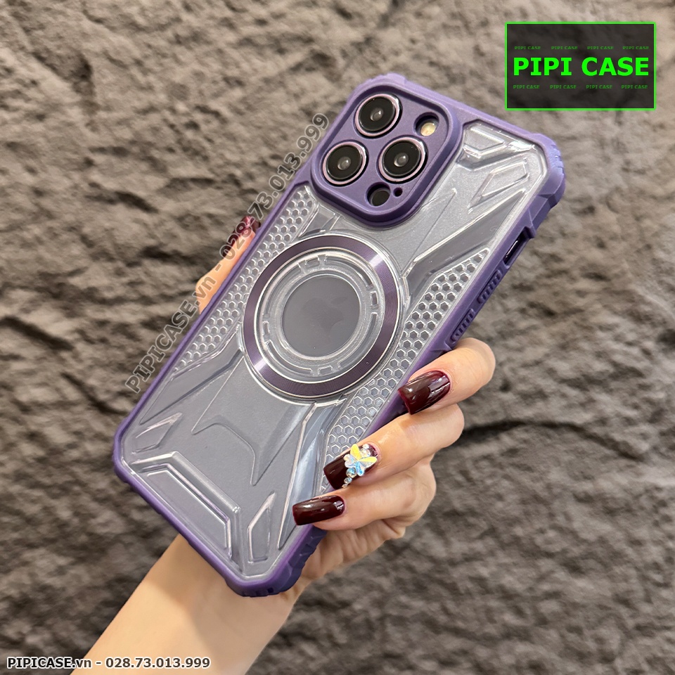 Ốp Lưng iPhone 14 Pro Max - Pom - Tím