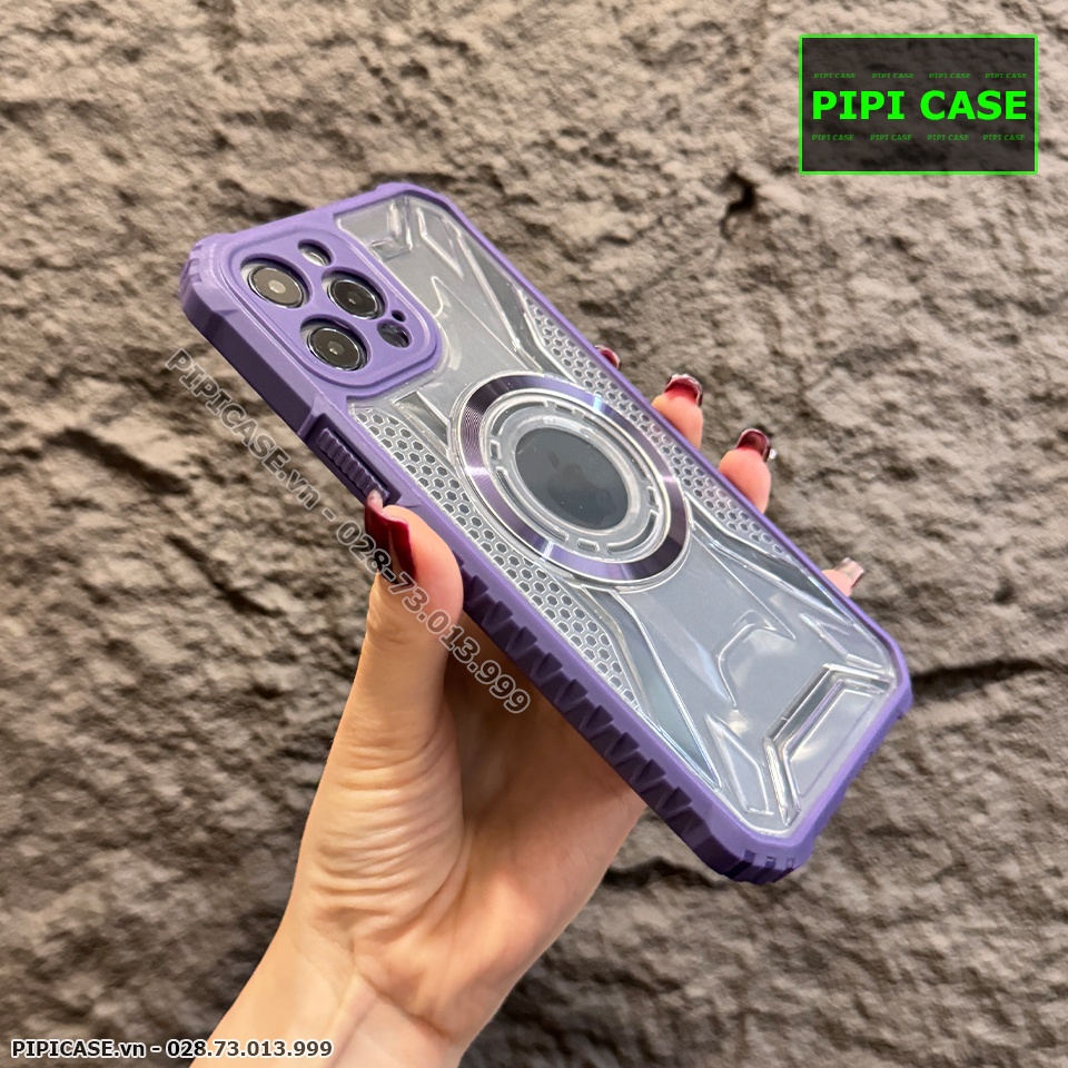 Ốp Lưng iPhone 12 Pro Max - Pom - Tím