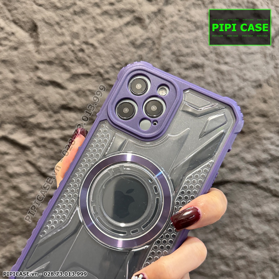 Ốp Lưng iPhone 12 Pro Max - Pom - Tím