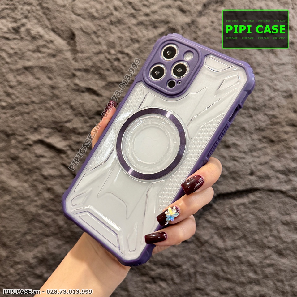 Ốp Lưng iPhone 12 Pro Max - Pom - Tím