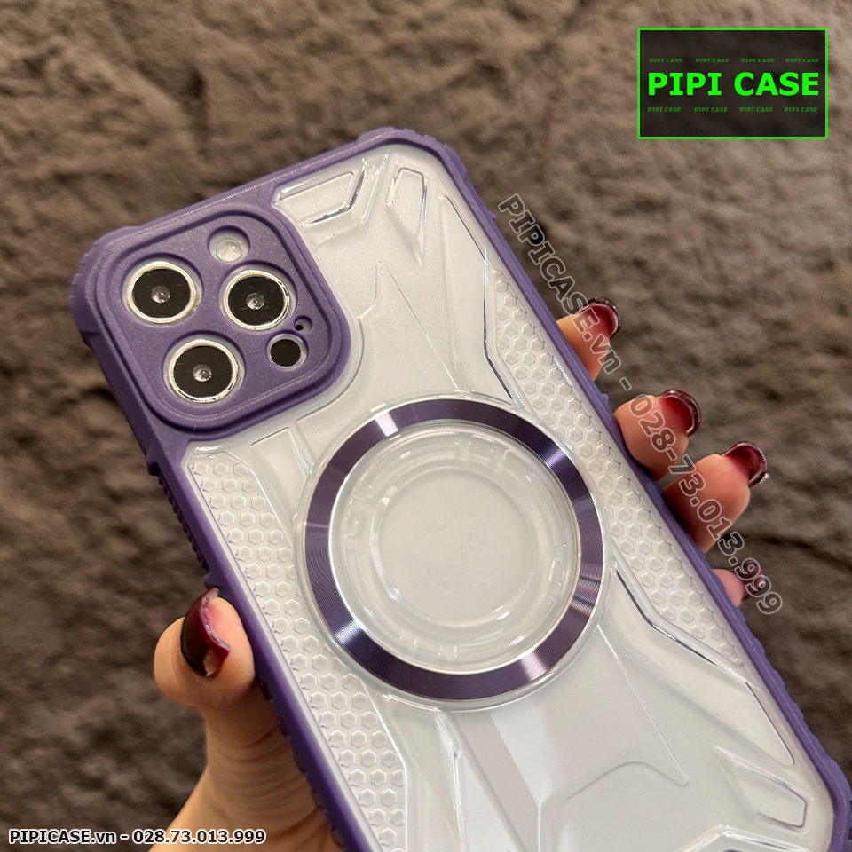 Ốp Lưng iPhone 12 Pro Max - Pom - Tím