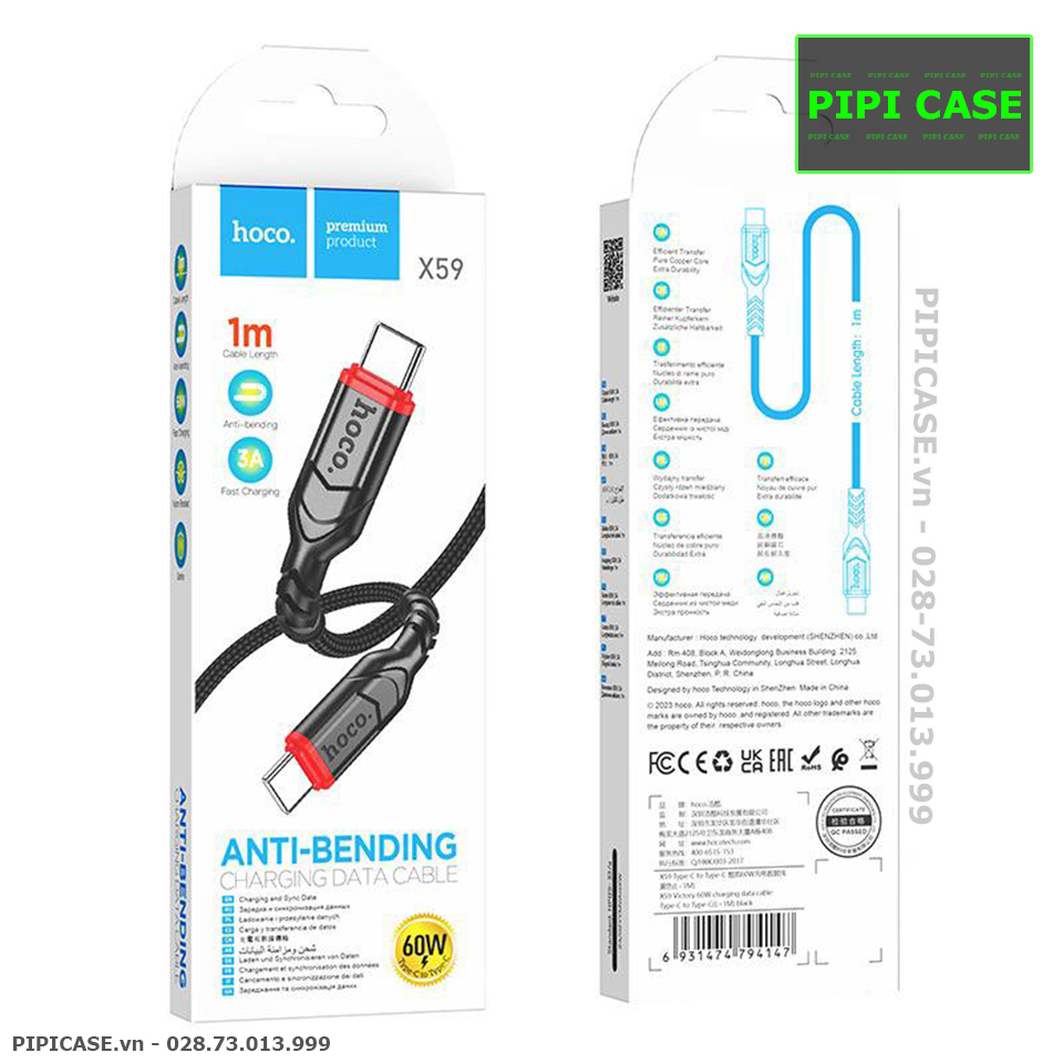 Dây Sạc Type C to type C iPhone 15 Pro Max / Macbook - 1M