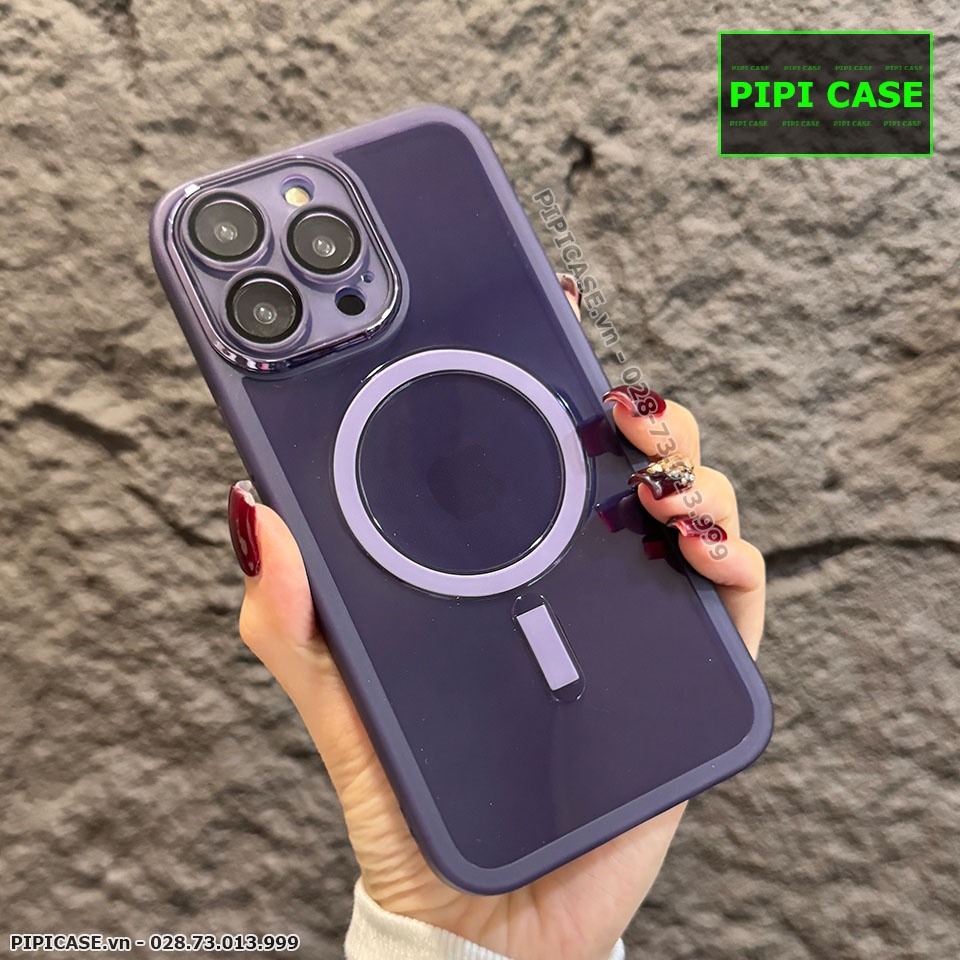 Ốp Lưng iPhone 13 Pro Max - Lane - Tím