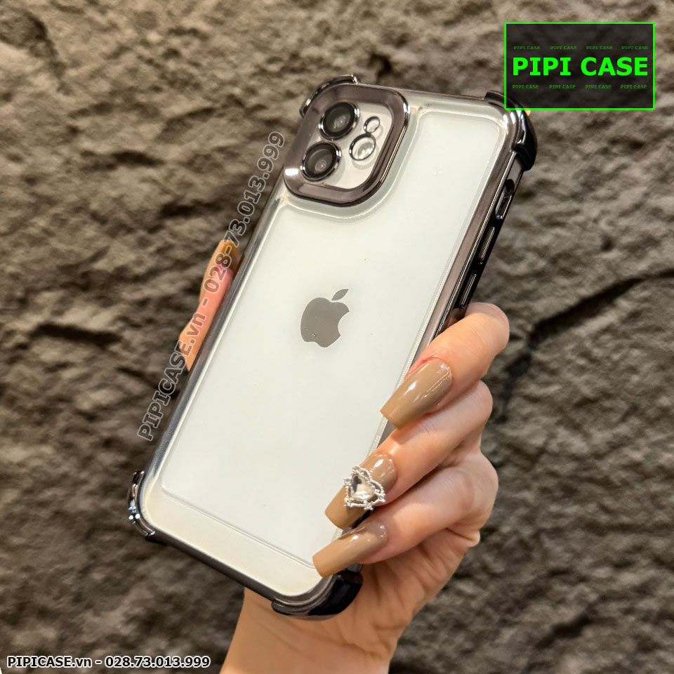 Ốp Lưng iPhone 12 - Gu - Đen