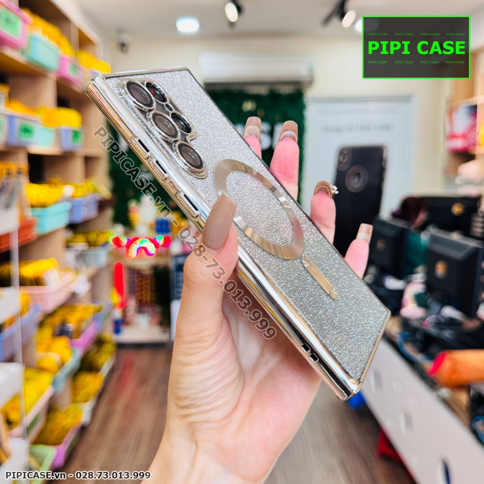Ốp Lưng Samsung S22 Ultra 5G - Track - Bạc