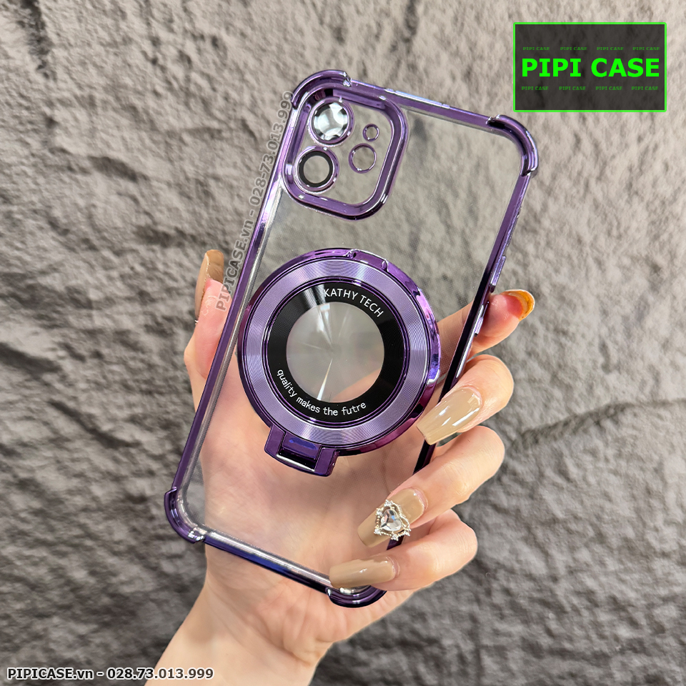 Ốp Lưng iPhone 12 - Ven - Tím