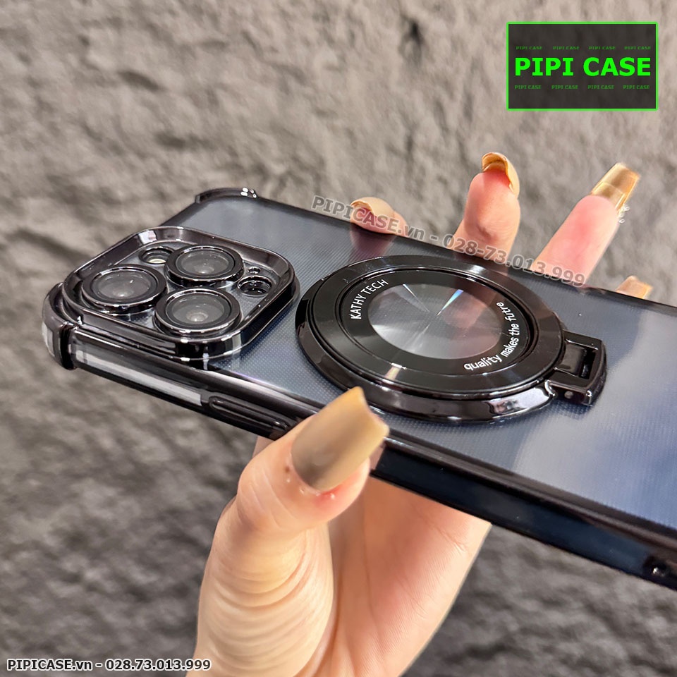 Ốp Lưng iPhone 13 Pro Max - Ven - Đen