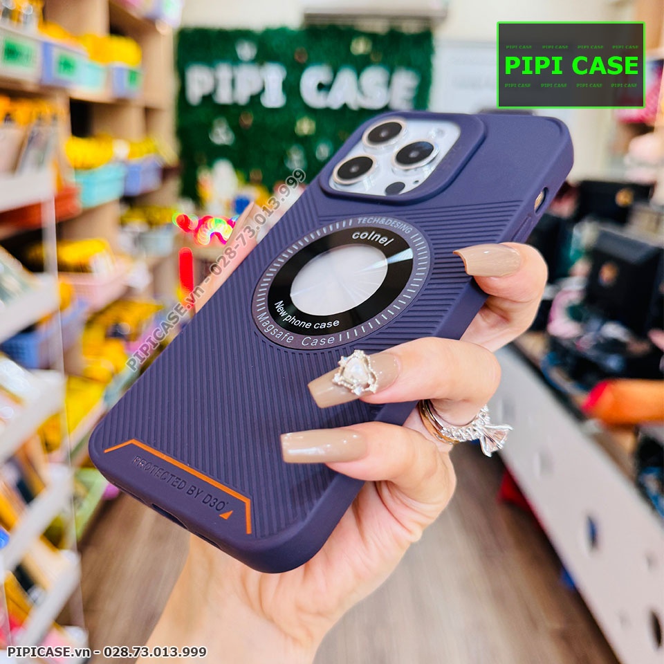 Ốp Lưng iPhone 15 Pro Max - Funny - Tím