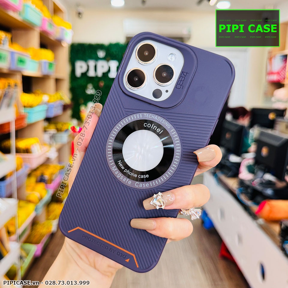 Ốp Lưng iPhone 15 Pro Max - Funny - Tím