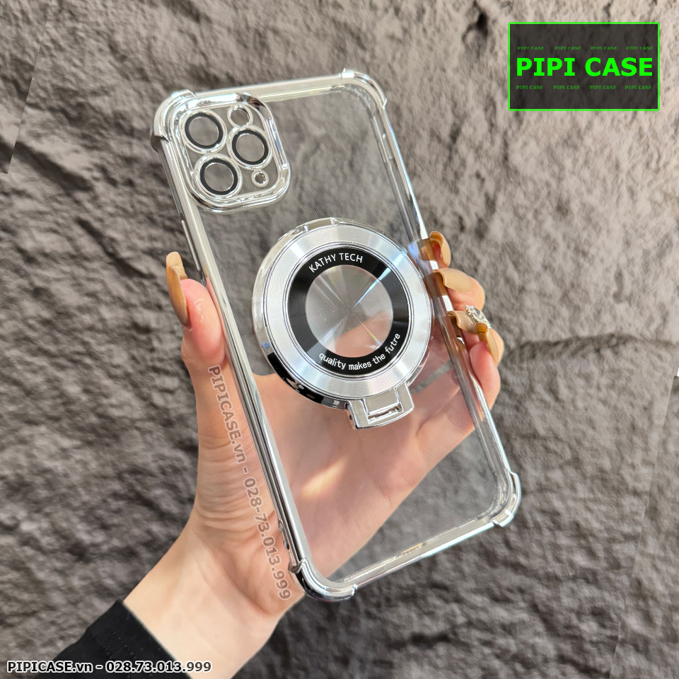 Ốp Lưng iPhone 11 Pro Max - Ven - Bạc