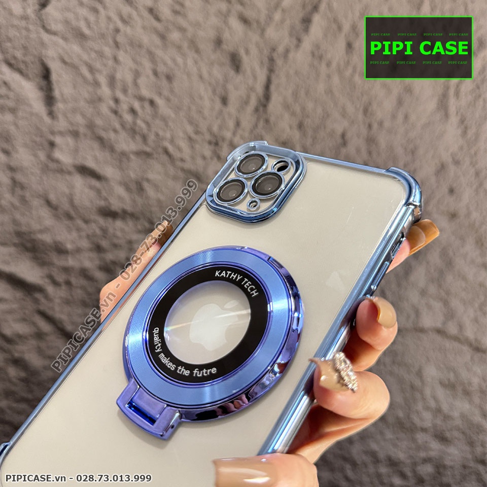 Ốp Lưng iPhone 11 Pro Max - Ven - Xanh Nhạt