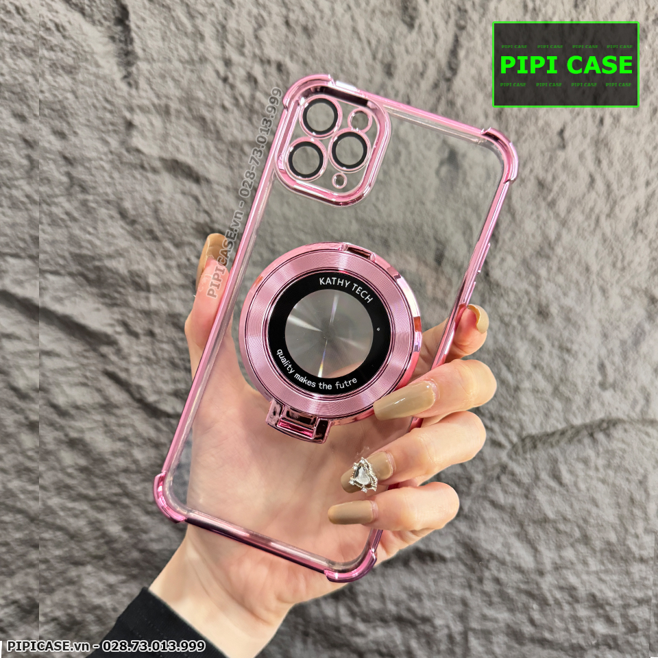 Ốp Lưng iPhone 11 Pro Max - Ven - Hồng