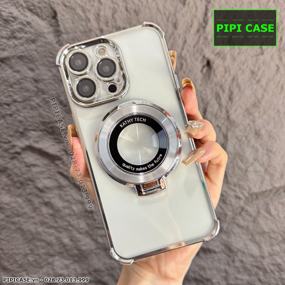 Ốp Lưng iPhone 13 Pro - Ven - Bạc