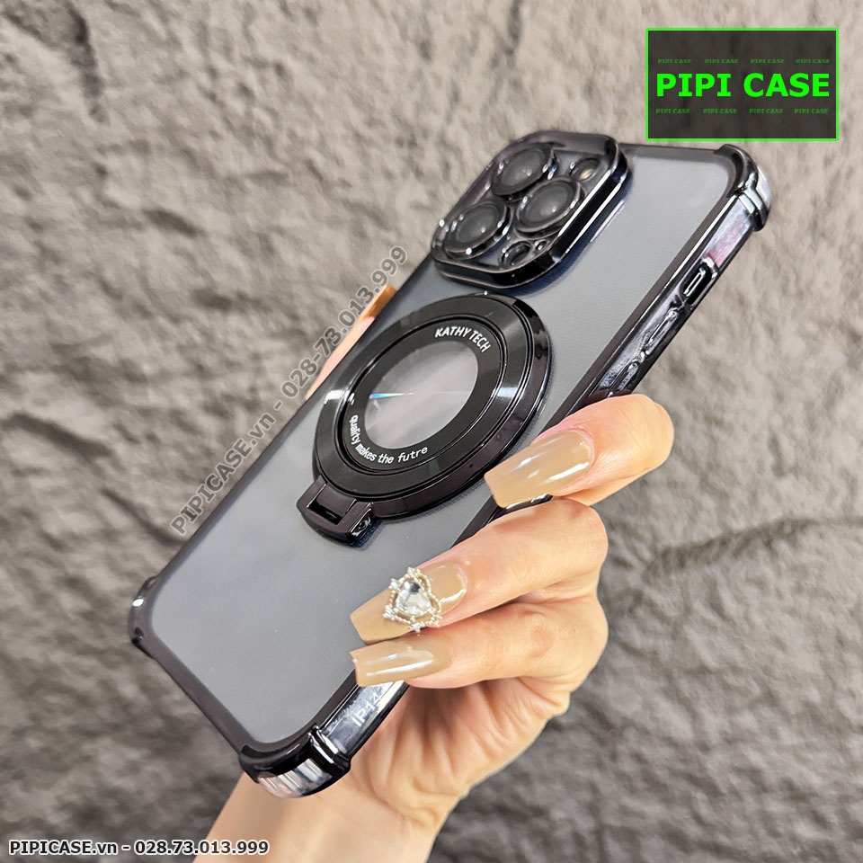 Ốp Lưng iPhone 13 Pro Max - Ven - Đen