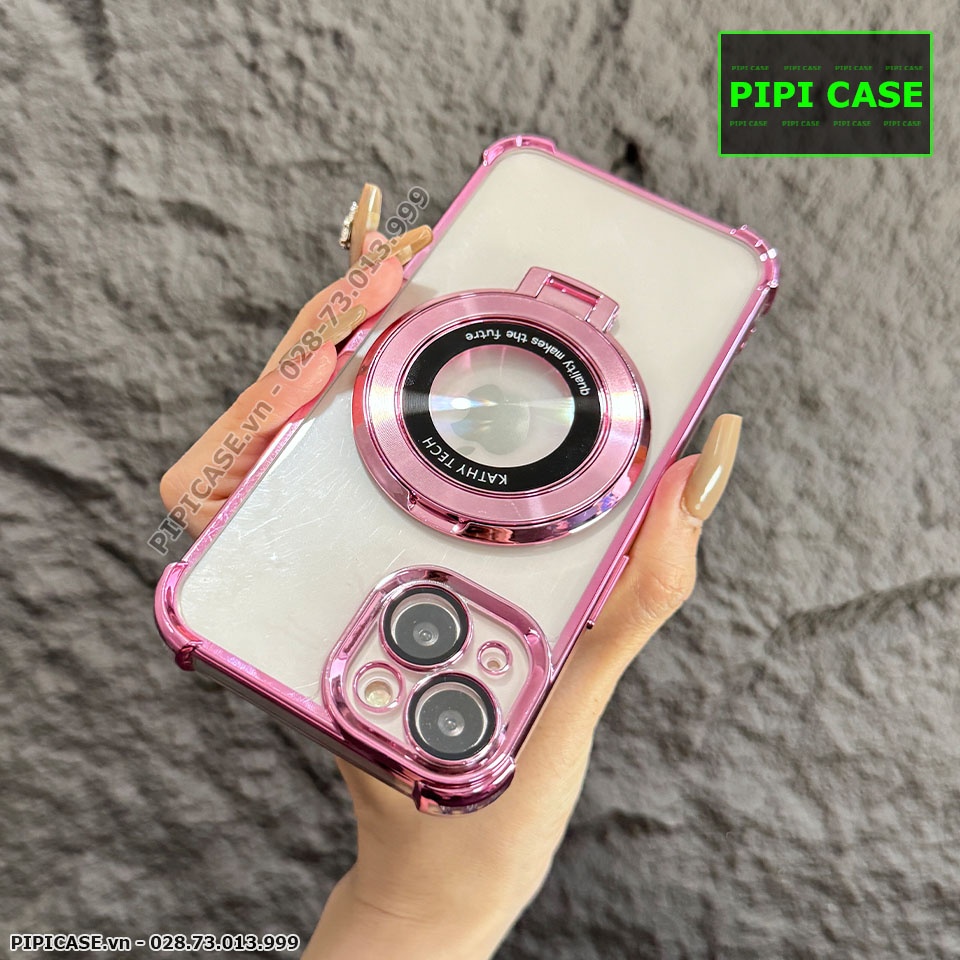 Ốp Lưng iPhone 14 - Ven - Hồng
