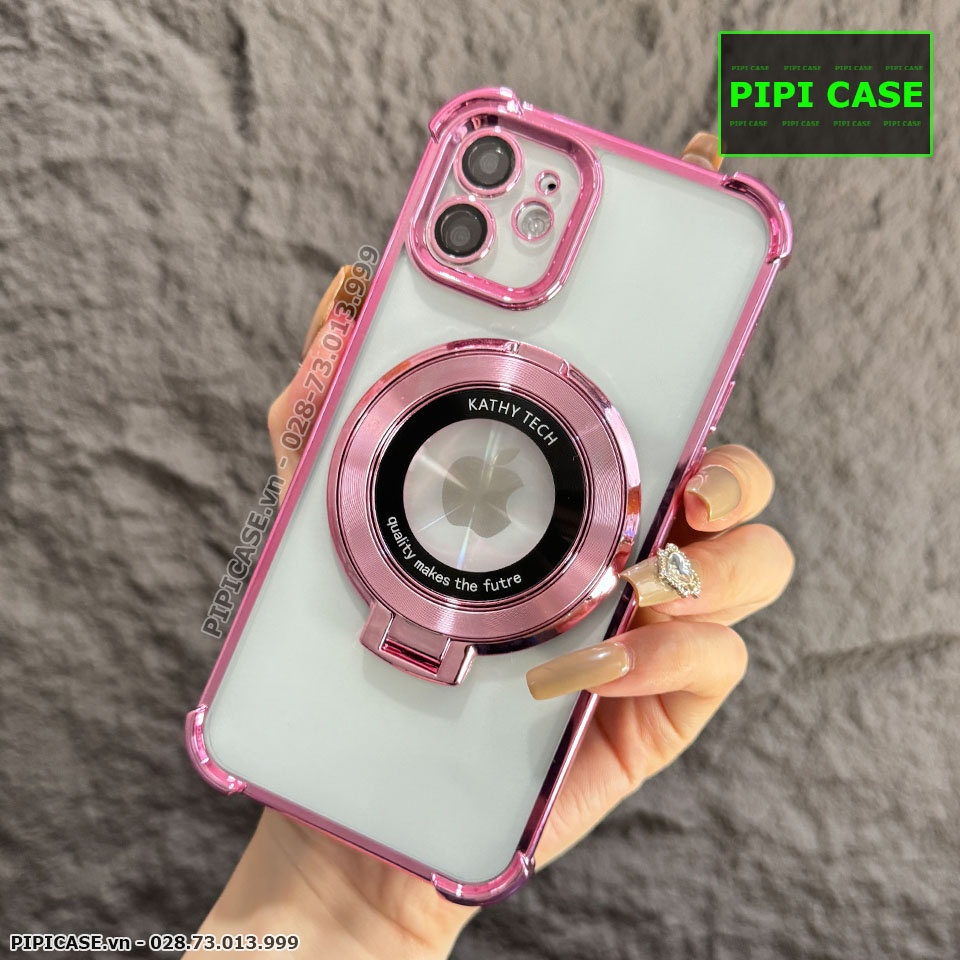 Ốp Lưng iPhone 12 - Ven - Hồng