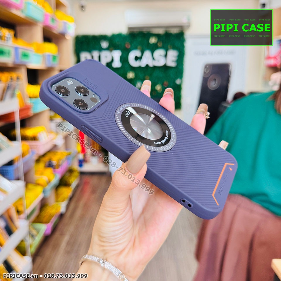 Ốp Lưng iPhone 12 Pro Max - Funny - Tím