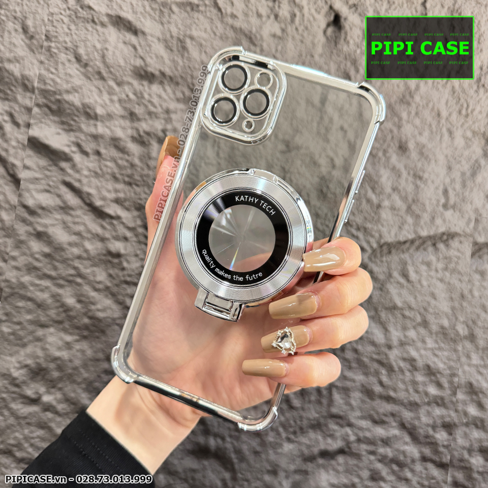 Ốp Lưng iPhone 11 Pro Max - Ven - Bạc
