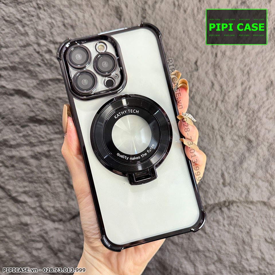 Ốp Lưng iPhone 13 Pro Max - Ven - Đen