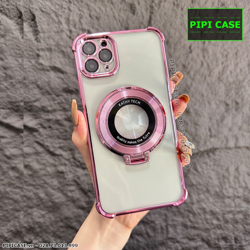 Ốp Lưng iPhone 11 Pro Max - Ven - Hồng