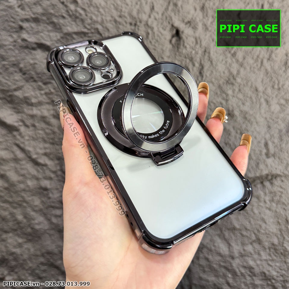 Ốp Lưng iPhone 13 Pro Max - Ven - Đen