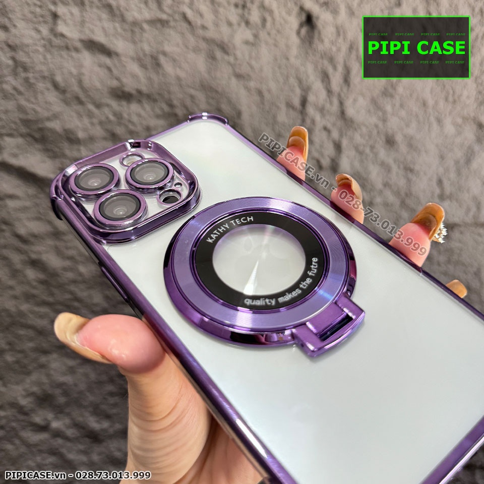 Ốp Lưng iPhone 14 Pro Max - Ven - Tím