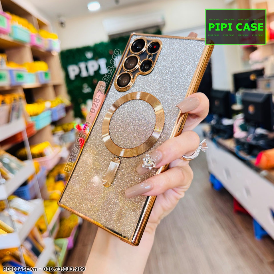 Ốp Lưng Samsung S22 Ultra 5G - Track - Vàng