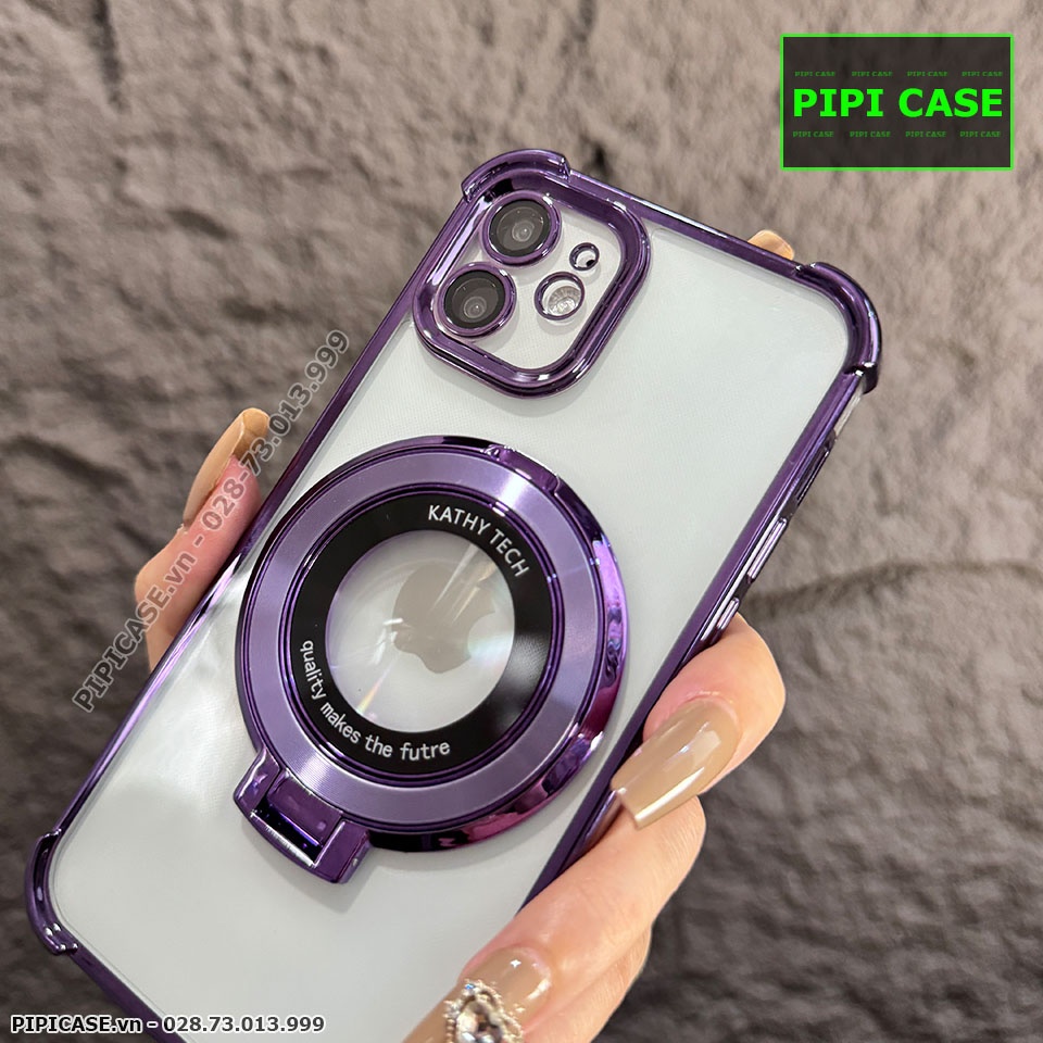 Ốp Lưng iPhone 12 - Ven - Tím
