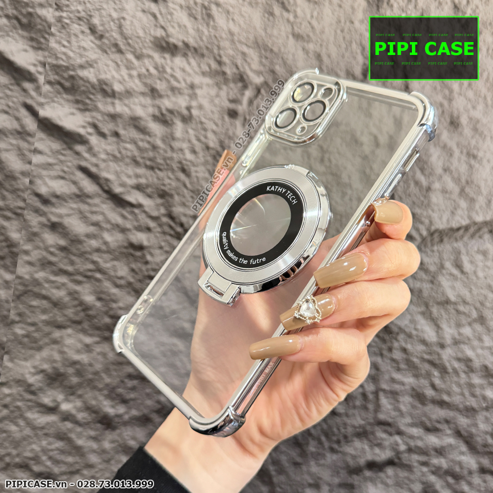 Ốp Lưng iPhone 11 Pro Max - Ven - Bạc