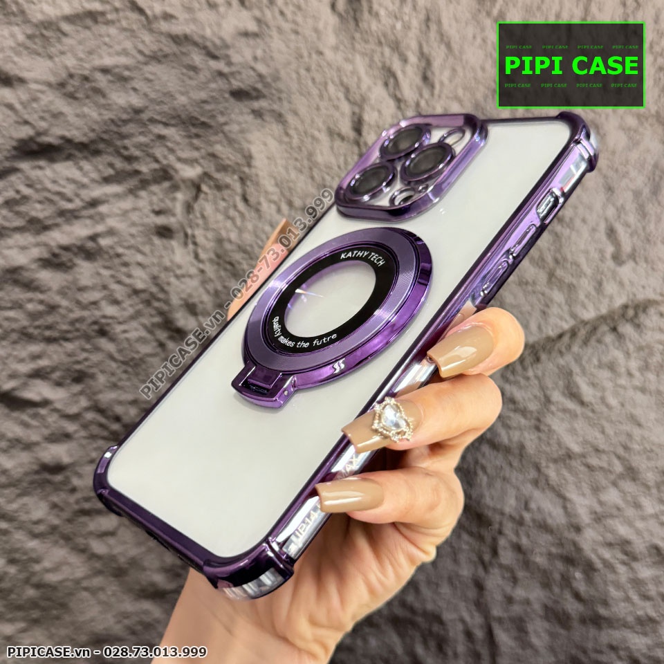 Ốp Lưng iPhone 12 Pro Max - Ven - Tím