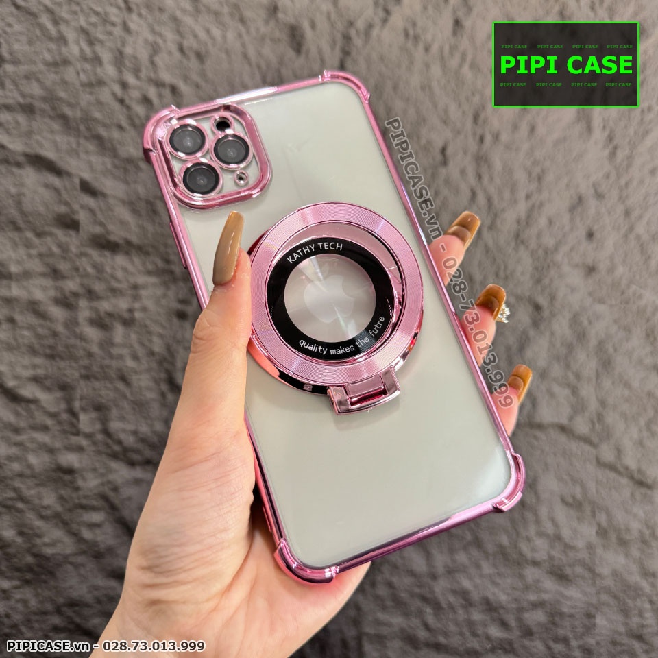 Ốp Lưng iPhone 11 Pro Max - Ven - Hồng