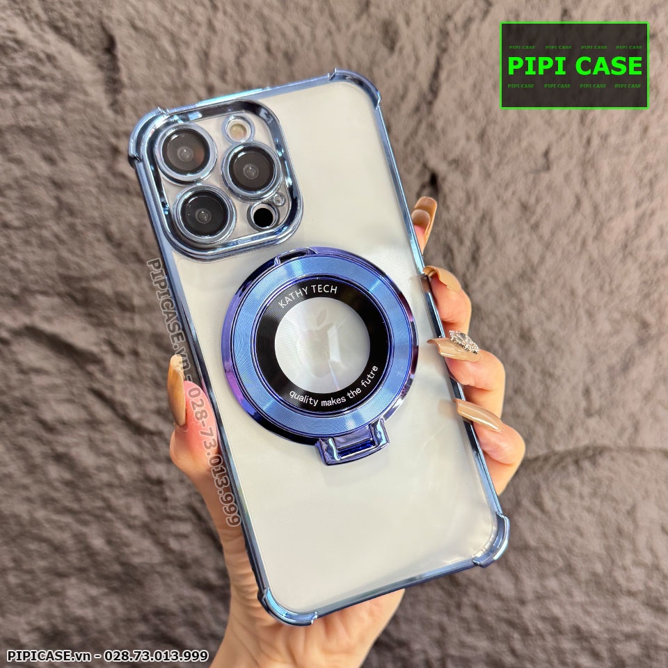 Ốp Lưng iPhone 13 Pro Max - Ven - Xanh Nhạt