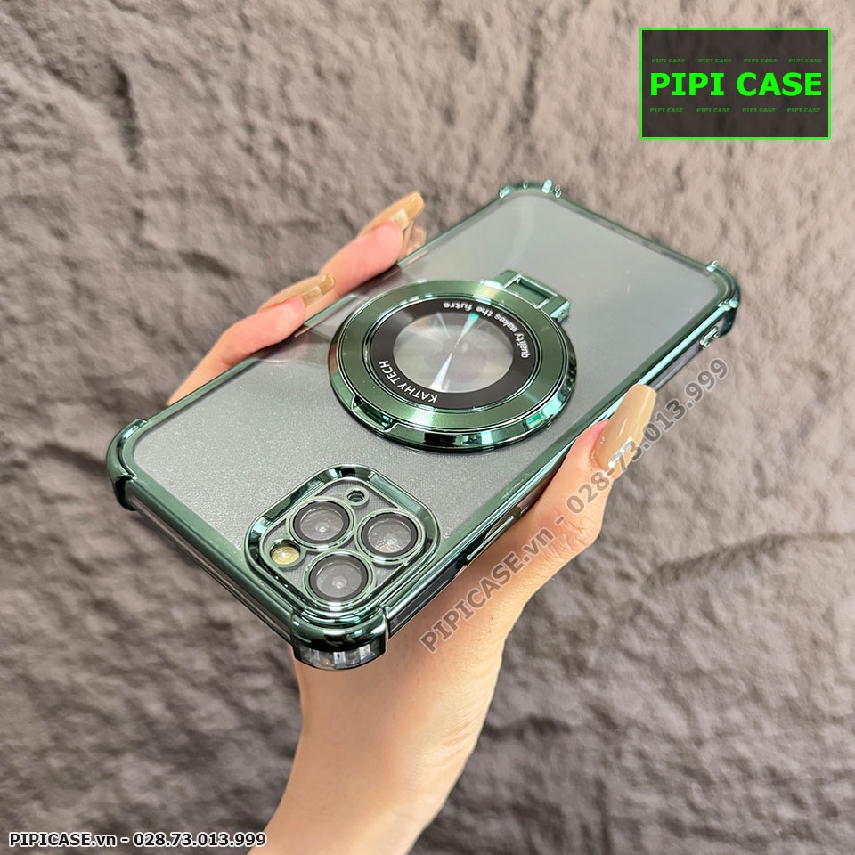 Ốp Lưng iPhone 11 Pro Max - Ven - Xanh lá