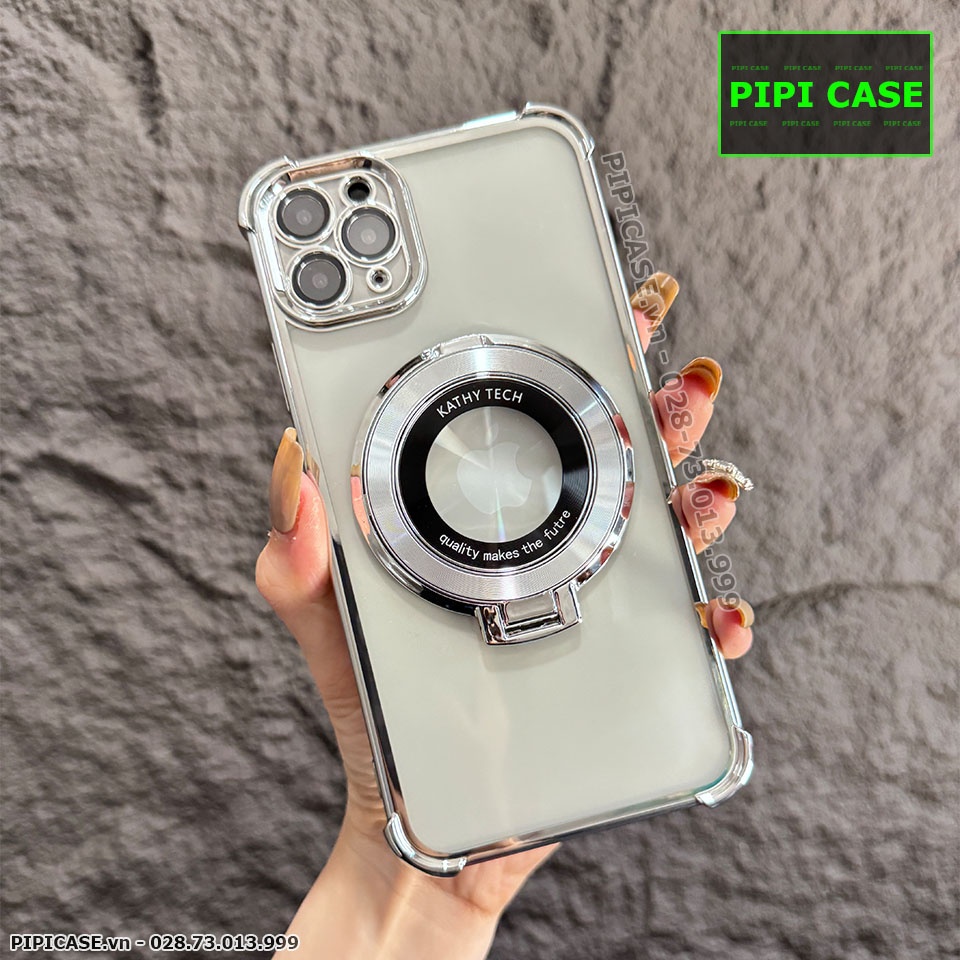 Ốp Lưng iPhone 11 Pro Max - Ven - Bạc