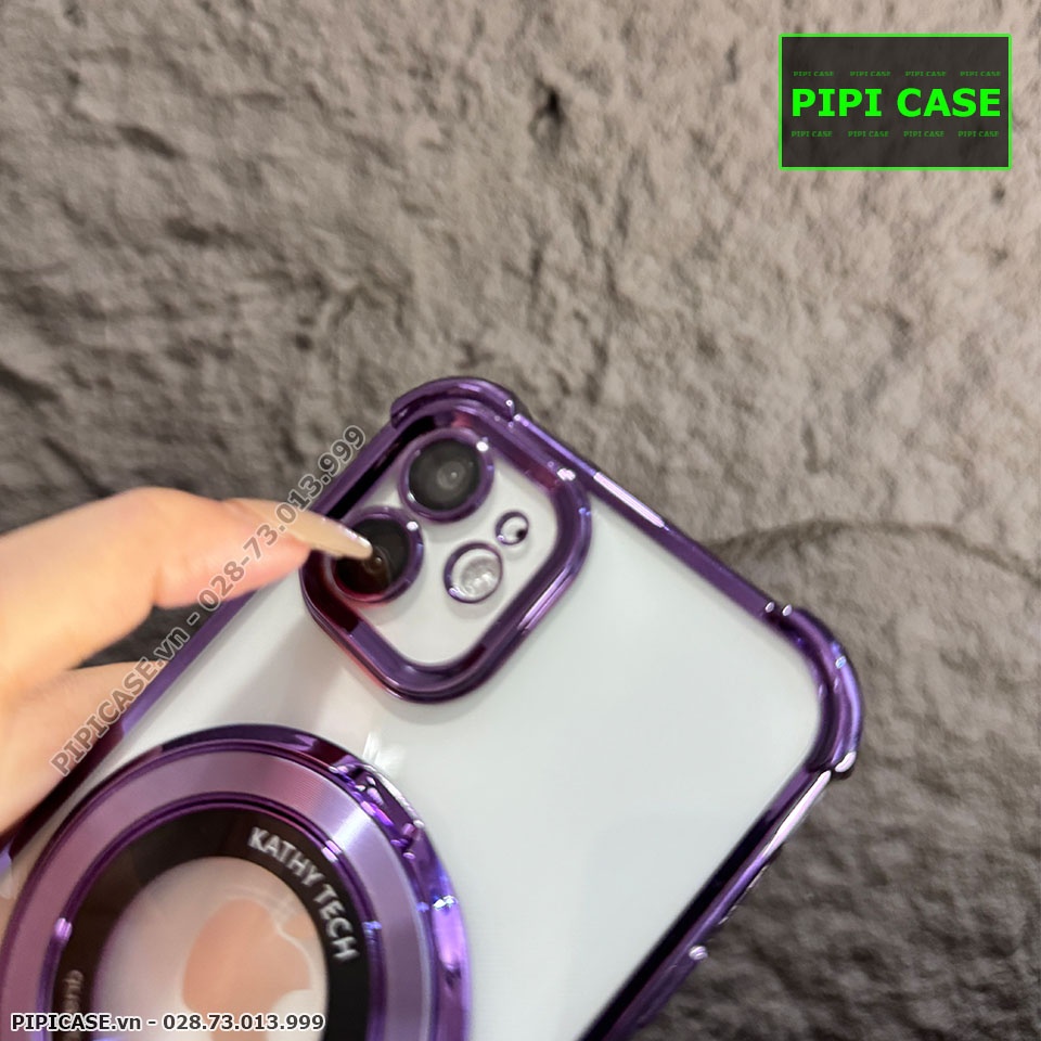 Ốp Lưng iPhone 12 - Ven - Tím