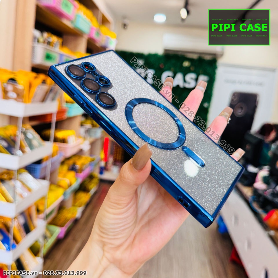 Ốp Lưng Samsung S22 Ultra 5G - Track - Xanh Dương