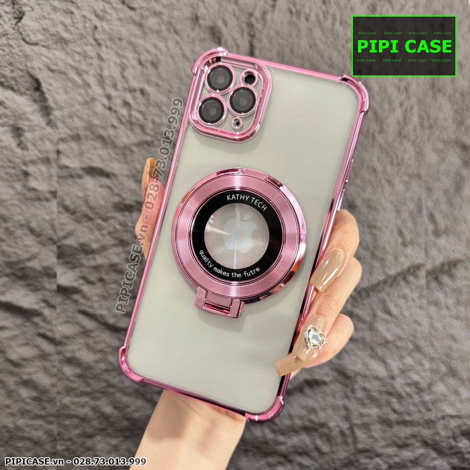 Ốp Lưng iPhone 11 Pro Max - Ven - Hồng