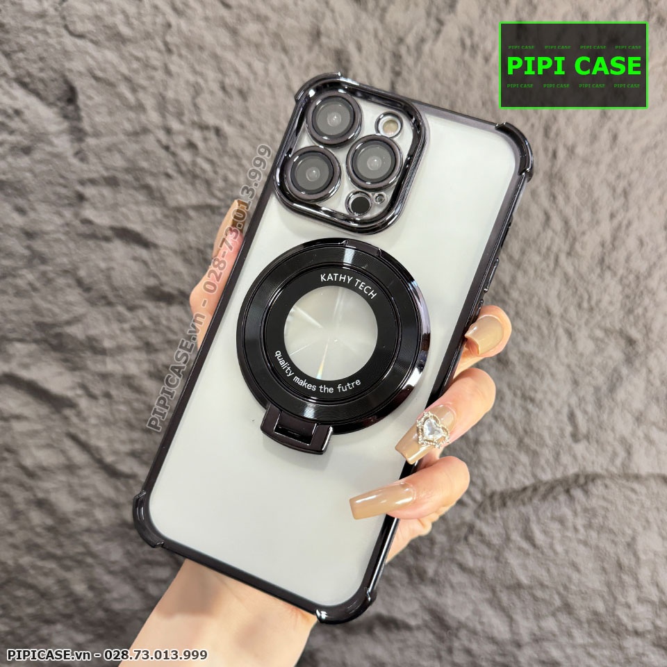 Ốp Lưng iPhone 13 Pro Max - Ven - Đen