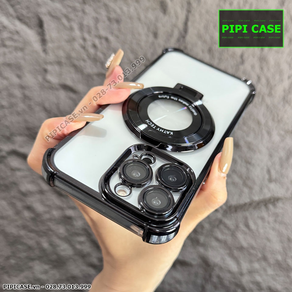 Ốp Lưng iPhone 13 Pro Max - Ven - Đen