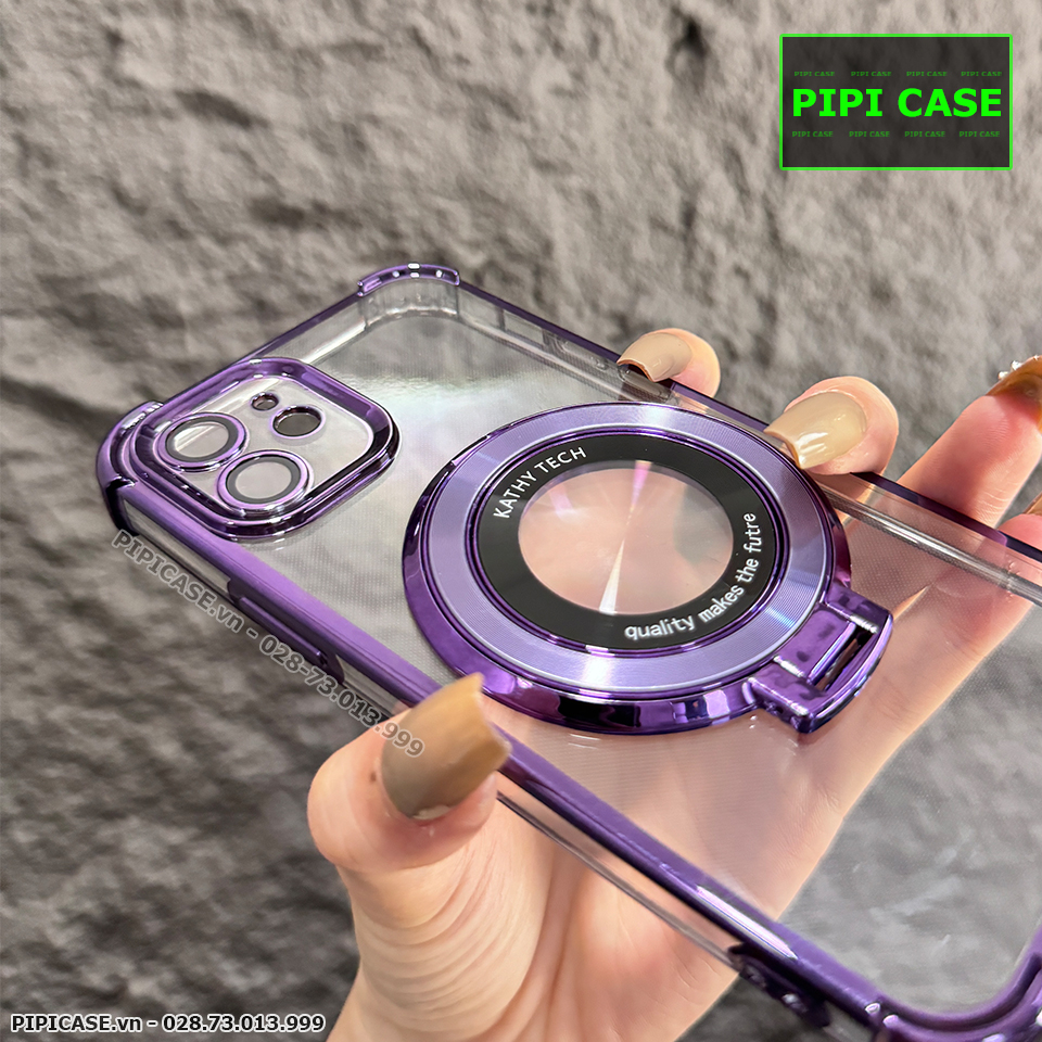 Ốp Lưng iPhone 12 - Ven - Tím