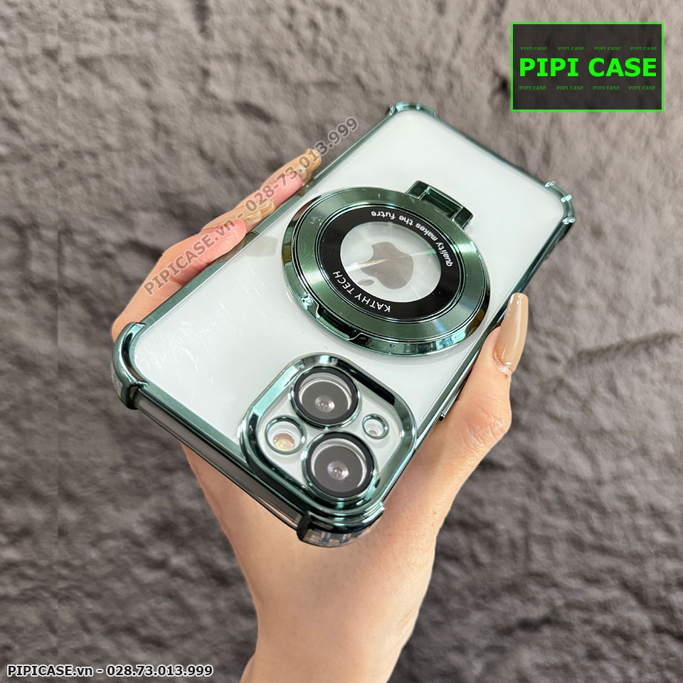 Ốp Lưng iPhone 13 - Ven - Xanh Lá