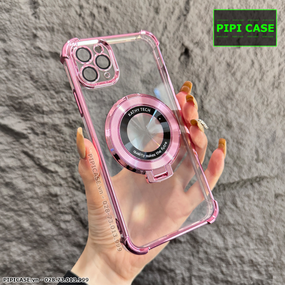 Ốp Lưng iPhone 11 Pro Max - Ven - Hồng