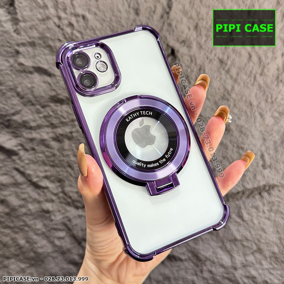 Ốp Lưng iPhone 12 - Ven - Tím