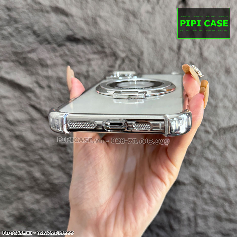 Ốp Lưng iPhone 11 Pro Max - Ven - Bạc