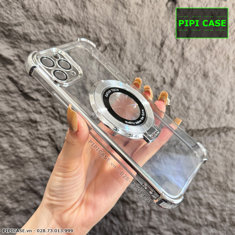 Ốp Lưng iPhone 11 Pro Max - Ven - Bạc