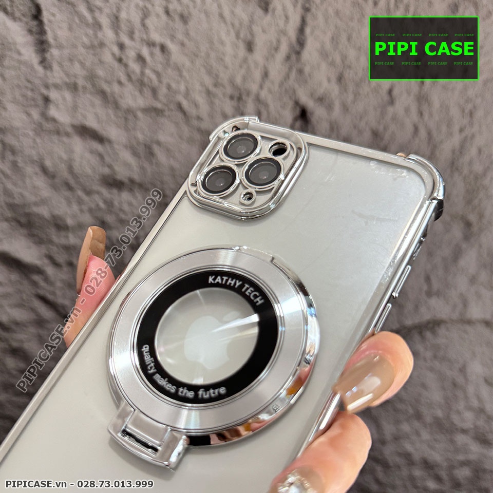 Ốp Lưng iPhone 11 Pro Max - Ven - Bạc