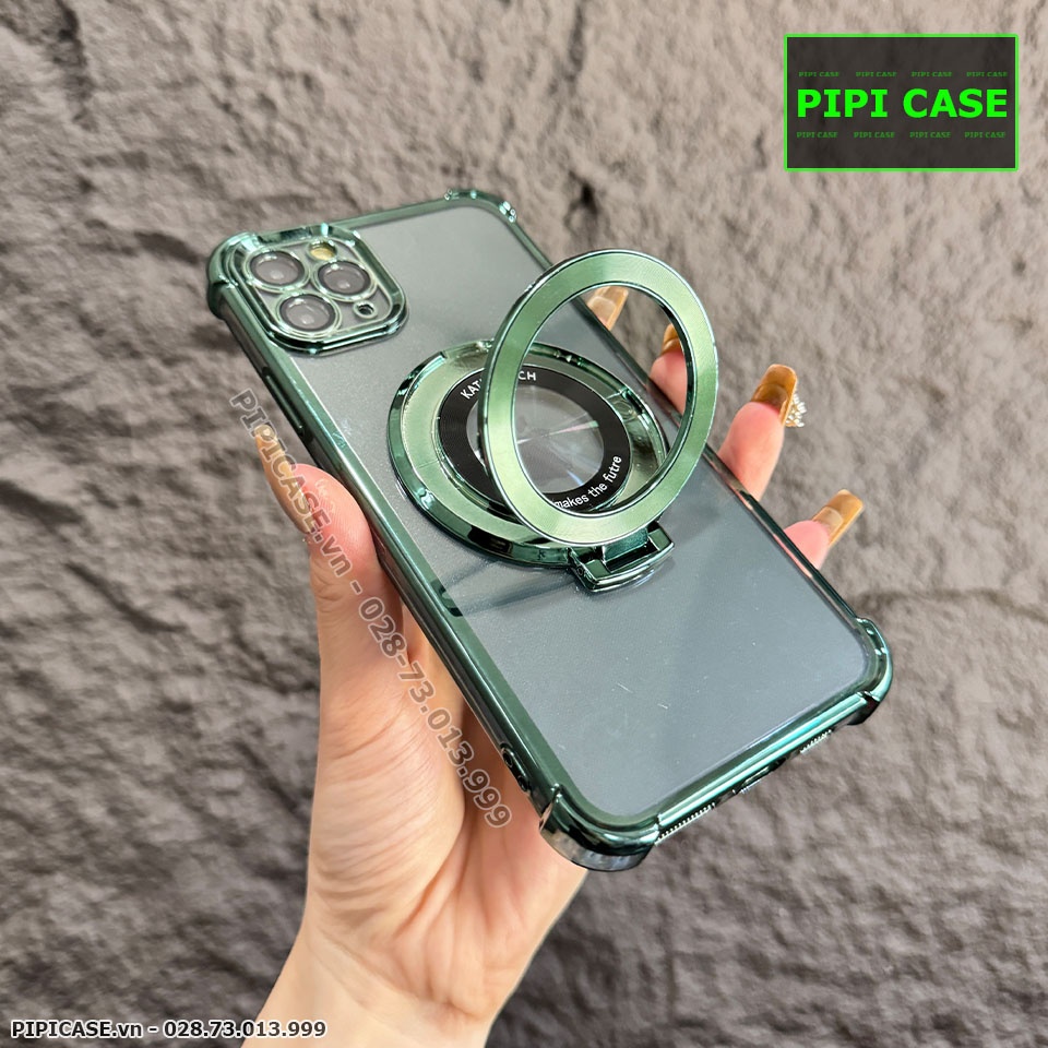 Ốp Lưng iPhone 11 Pro Max - Ven - Xanh lá