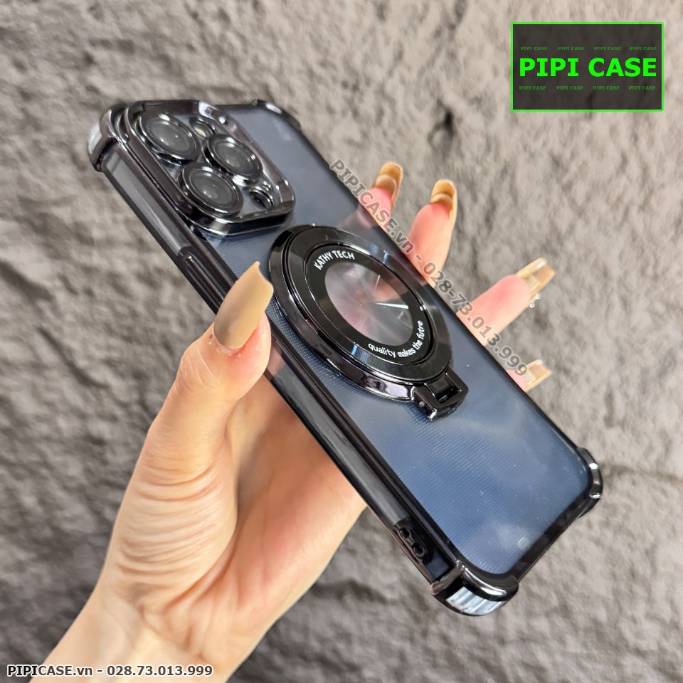 Ốp Lưng iPhone 13 Pro Max - Ven - Đen